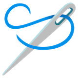 sewing-needle Emoji google