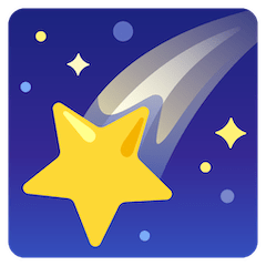 🌠 Shooting Star Emoji on Google Android and Chromebooks