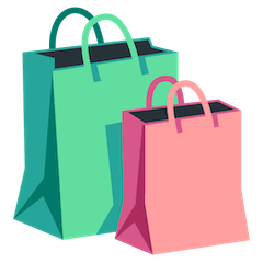 🛍️ Shopping Bags Emoji on Google Android and Chromebooks