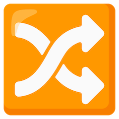 Shuffle Tracks Button on Google