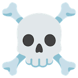 skull-and-crossbones Emoji google