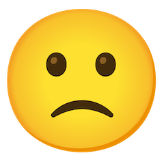 🙁 Slightly Frowning Face Emoji on Google Android and Chromebooks