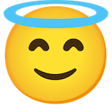 smiling-face-with-halo Emoji google