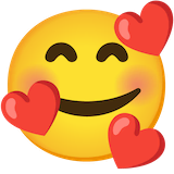 smiling-face-with-hearts Emoji google