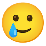 smiling-face-with-tear Emoji google
