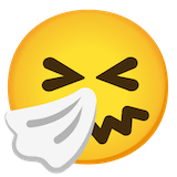 sneezing-face Emoji google