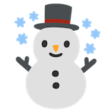 snowman Emoji google