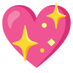 💖 Funkelndes Herz Emoji auf Google Android, Chromebook