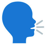 speaking-head Emoji google