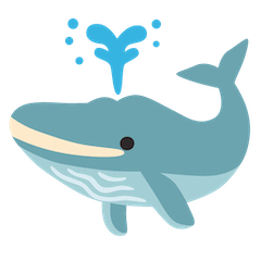 Souffle de baleine Émoji Google Android, Chromebook