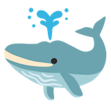 spouting-whale Emoji google