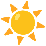 sun Emoji google