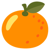 tangerine Emoji google