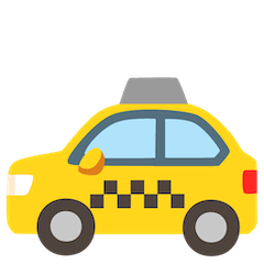 🚕 Taxi Émoji sur Google Android, Chromebooks
