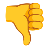 thumbs-down Emoji google