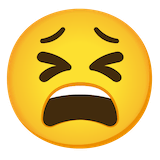 tired-face Emoji google