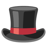 top-hat Emoji google
