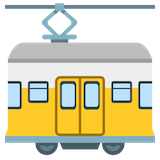 tram-car Emoji google