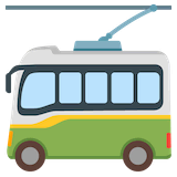 trolleybus Emoji google