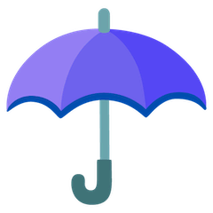 Umbrella Emoji on Google Android and Chromebooks