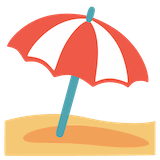 umbrella-on-ground Emoji google