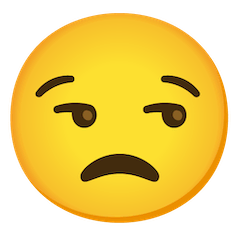 Unamused Face Emoji on Google Android and Chromebooks