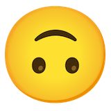 upside-down-face Emoji google