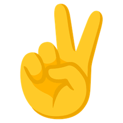 ✌️ Victory Hand Emoji on Google Android and Chromebooks