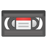 videocassette Emoji google