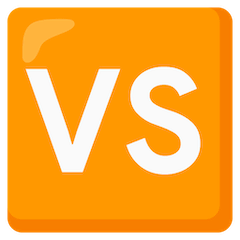🆚 Señal “VS” cuadrada Emoji en Google Android, Chromebooks