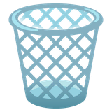 wastebasket Emoji google