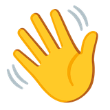 waving-hand Emoji google