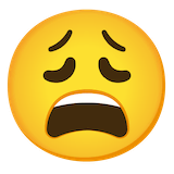 weary-face Emoji google