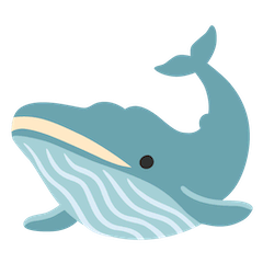 Whale Emoji on Google Android and Chromebooks