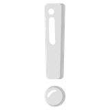 white-exclamation-mark Emoji google