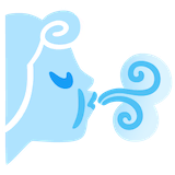 wind-face Emoji google