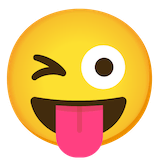 winking-face-with-tongue Emoji google