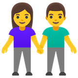 woman-and-man-holding-hands Emoji google