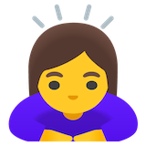 woman-bowing Emoji google