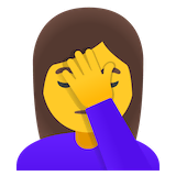woman-facepalming Emoji google