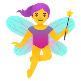 woman-fairy Emoji google