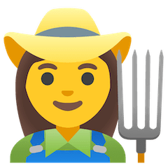 Bäuerin Emoji Google Android, Chromebook