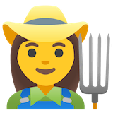 woman-farmer Emoji google