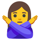 woman-gesturing-no Emoji google
