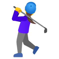 Woman Golfing on Google