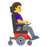 woman-in-motorized-wheelchair-facing-right Emoji google