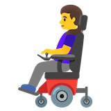 woman-in-motorized-wheelchair Emoji google