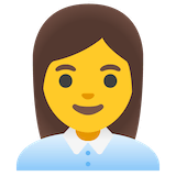 woman-office-worker Emoji google