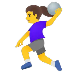 🤾‍♀️ Frau, die Handball spielt Emoji auf Google Android, Chromebook