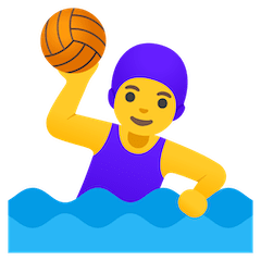 Woman Playing Water Polo on Google